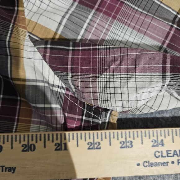 Patagonia Organic Cotton Button Shirt Mens Large Short Sleeve Pocket Outdoors - Picture 5 of 8